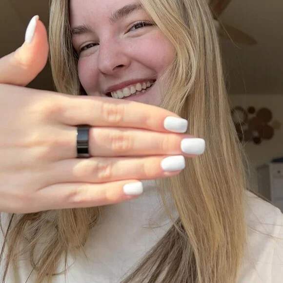 Vital Health Smart Ring for Women Charging Case Black Smart Ring for Men with Fi - Picture 7 of 7